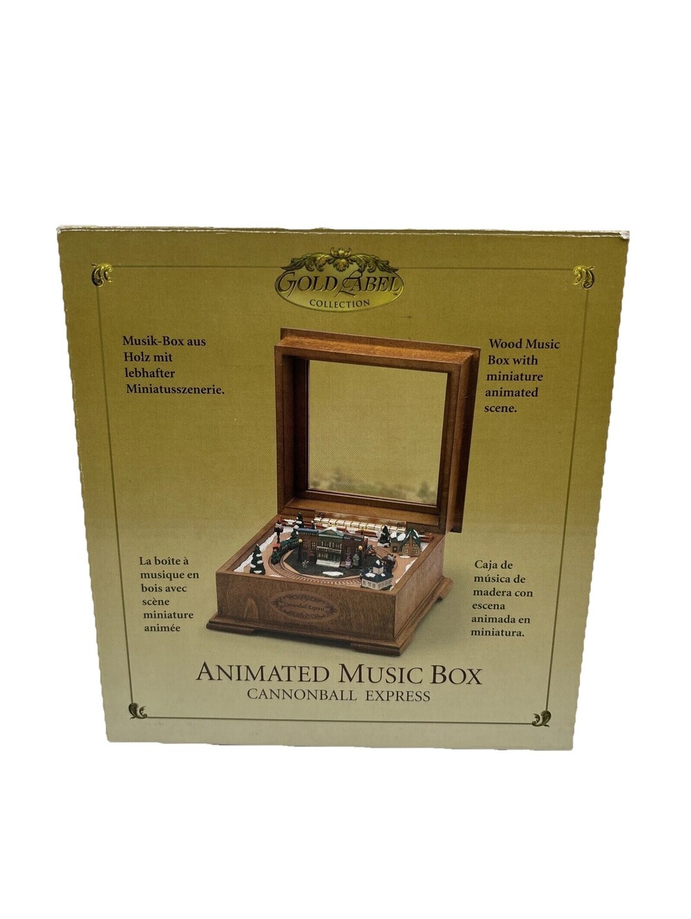 Cannonball Express 2003 Music Box Gold Label Collection Mr. Christmas